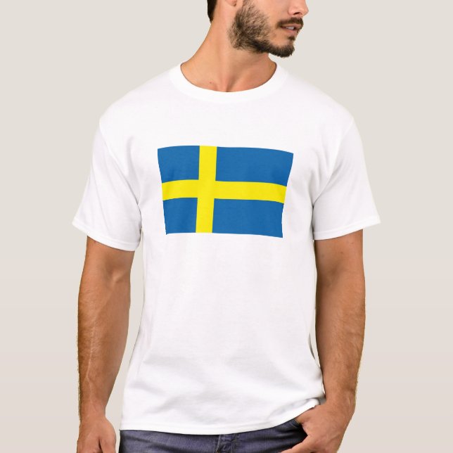 Sverigeflaggaprodukter Tee (Framsida)