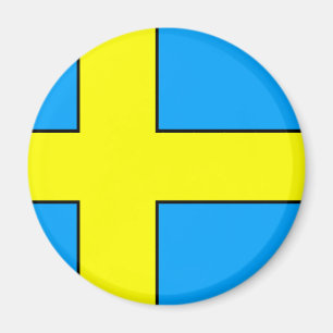 SverigeflaggaT-tröja och gåvor Magnet