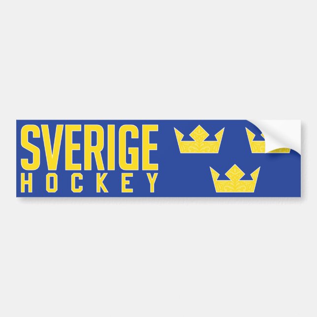 Sverigehockey Bildekal (Framsidan)