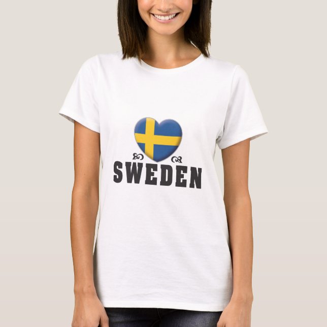 Sverigekärlek C Tee (Framsida)