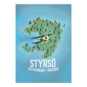 Sverigens reseaffisch. fototryck