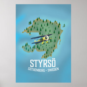 Sverigens reseaffisch. poster