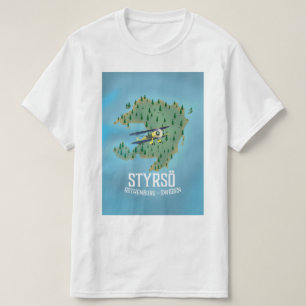 Sverigens reseaffisch. t shirt