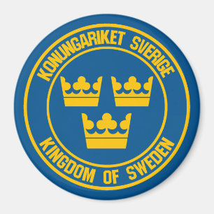 SverigerundaEmblem Magnet