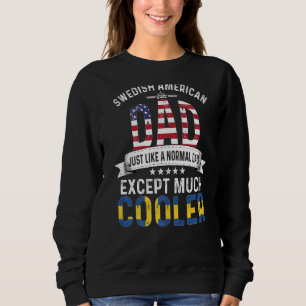 Sveriges amerikanska Pappa Fars dag Pappa Land, Sv T Shirt