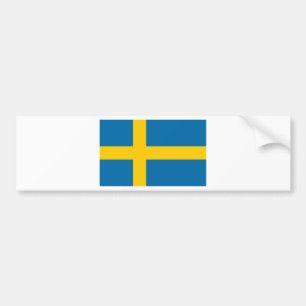 Sveriges Flagga - Flagga Sverige - Svensk Flagga Bildekal
