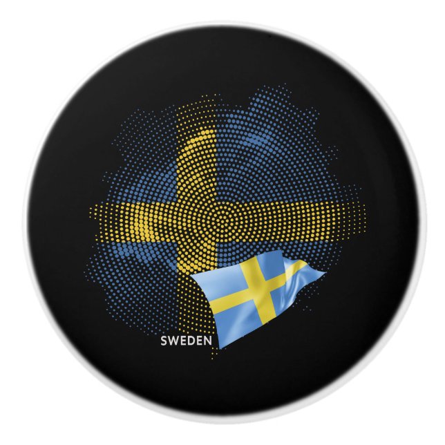 Sveriges flagga knopp (Framsidan)