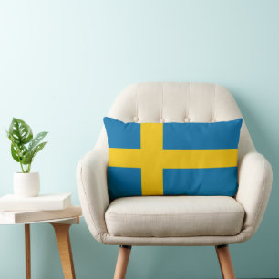 Sveriges flagga lumbarkudde