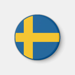 Sveriges flagga magnet
