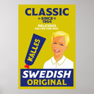 Sveriges gåskaviar Kaviar Poster
