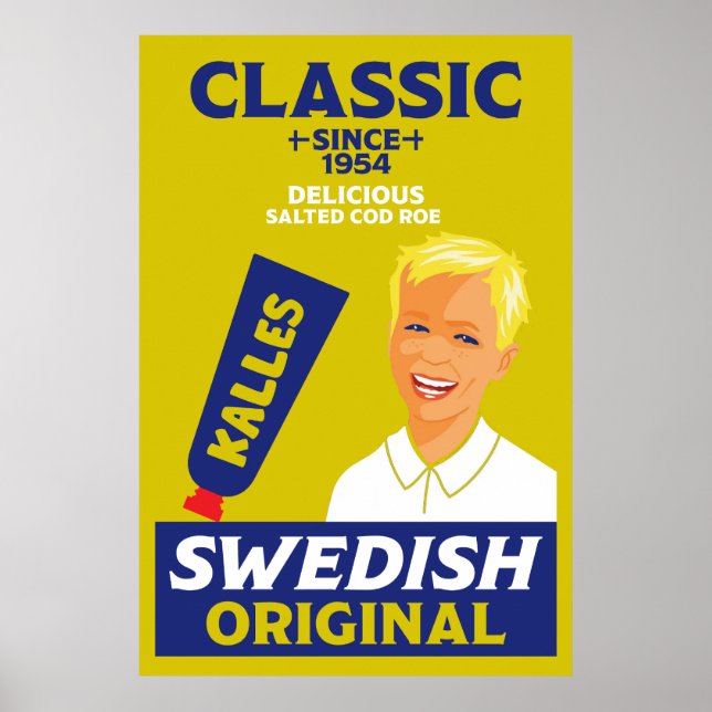 Sveriges gåskaviar Kaviar Poster (Framsidan)
