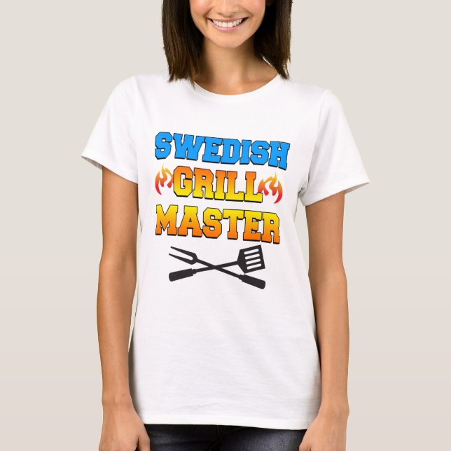Sveriges Grill Master T Shirt (Framsida)