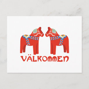 Sveriges Horse Valkommen Vykort