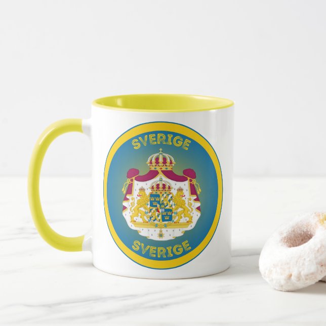 Sveriges kulturarvssymbol mugg (Med munk)