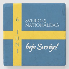 Sveriges nationaldag - Sveriges riksdag - Flagga Stenunderlägg