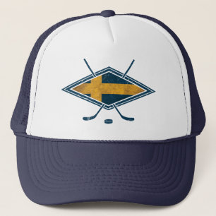 Sveriges Sverige Ice Hockey Mesh Hat Keps