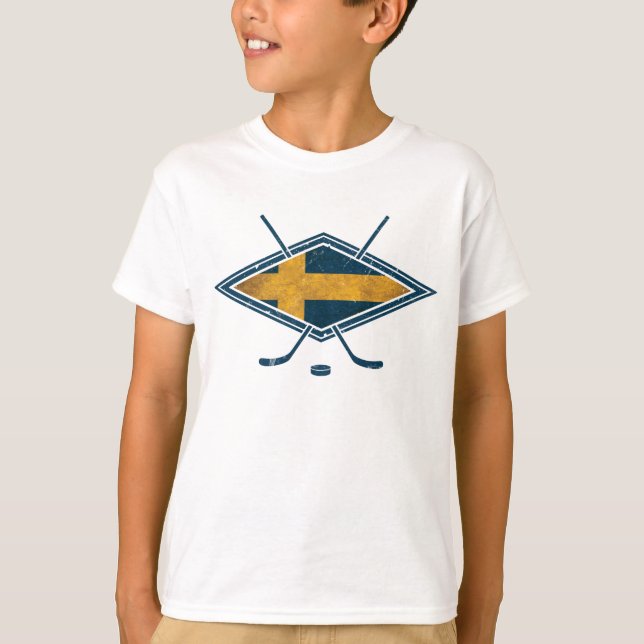 Sveriges Sverige Ice Hockey T-shirt (Framsida)
