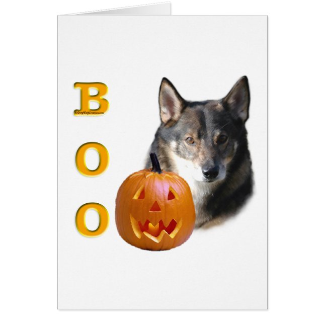 Sveriges Vallhund Boo Hälsningskort (Framsidan)