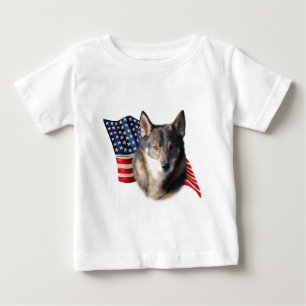 Sveriges Vallhund Flagga T Shirt