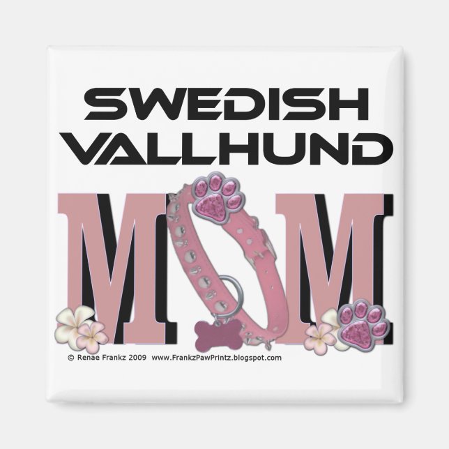 Sveriges Vallhund MAMMA Magnet (Framsidan)