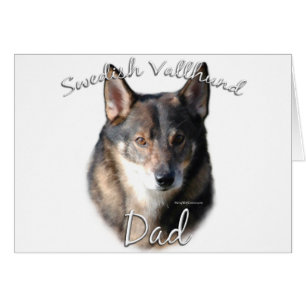 Sveriges Vallhund Pappa 2 Hälsningskort