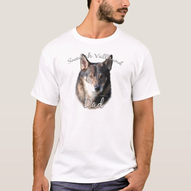 Sveriges Vallhund Pappa 2 T Shirt (Framsida)