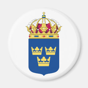 Sverigevapensköldmagnet Magnet