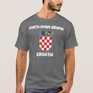 Sveti Ivan Zelina, Kroatien jackande arm T-shirt