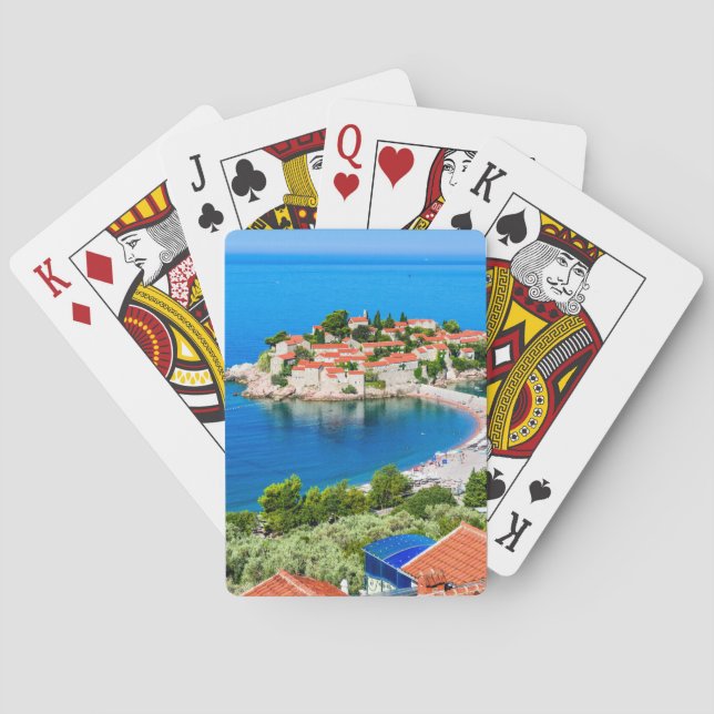 Sveti Stefan Casinokort (Baksidan)