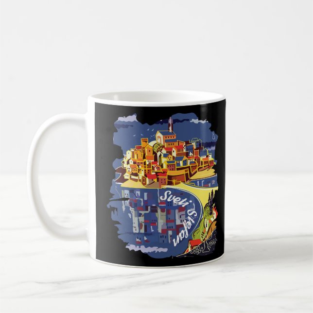 Sveti Stefan Kaffemugg (Vänster)