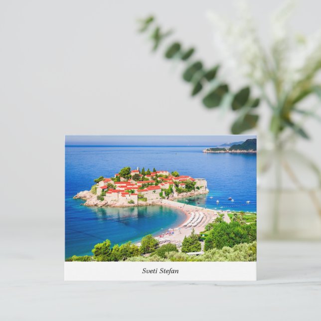 Sveti Stefan Vykort (Stående Fram)