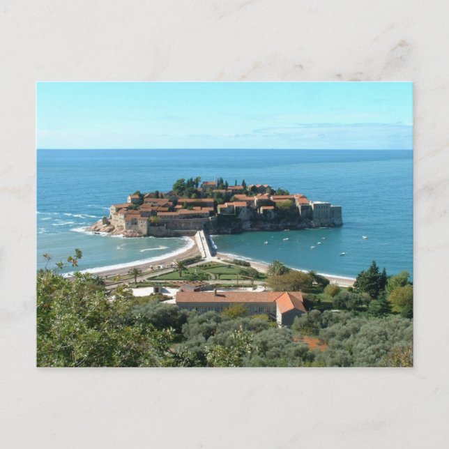 Sveti Stefan Vykort (Framsida)