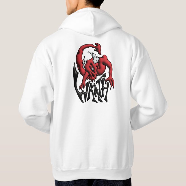 Svetsa Din Synd Djävulens Vrede  Hoodie (Baksida)