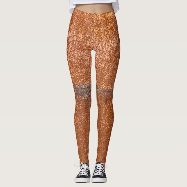 Svetsad gammal metall, rost struktur. leggings (Framsida)