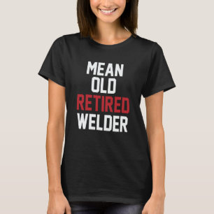 Svetsande pensionär metallarbetare pensionerad sve t shirt