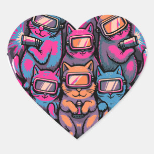 Svetsar Heart - Cute Welder Sticker Art Hjärtformat Klistermärke