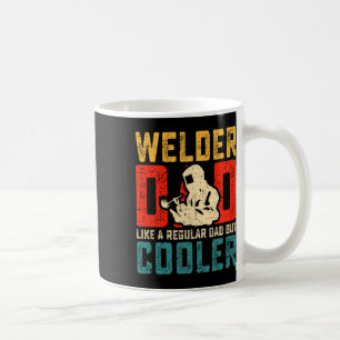 Svetsare Pappa Fars Dag Cool Svetsning Papa Farfar Kaffemugg