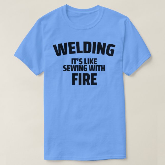 svetsare, svetsade med brand t shirt (Design framsida)