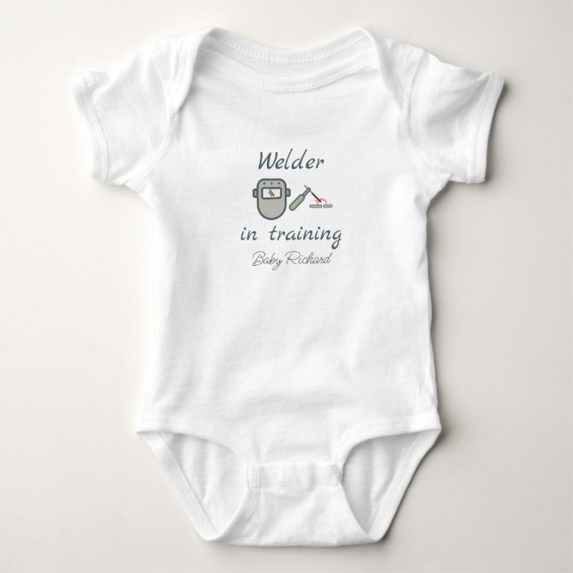 Svetsare under utbildning Svetsning T Shirt (Framsida)
