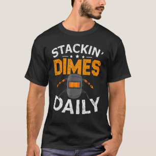 Svetsbeläggningsdimensioner för daglig svetsning t shirt
