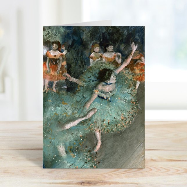 Svetsdansare, dansare i Grönt | Edgar Degas Kort (Skapare uppladdad)