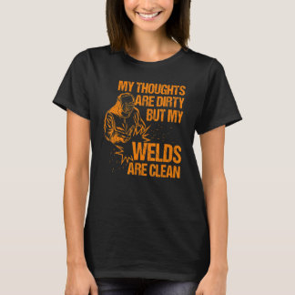 Svetsdesign För manar Pappa Metall-arbetare Blacks T Shirt