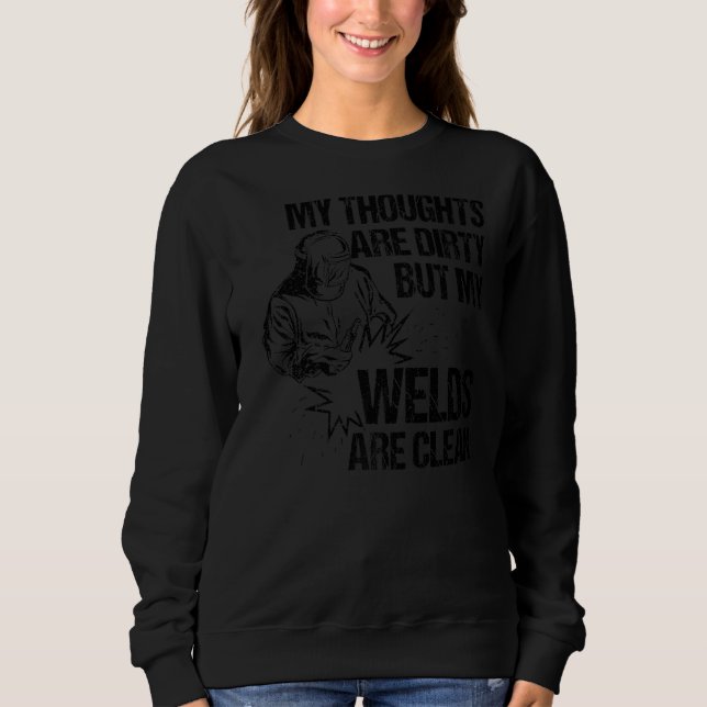 Svetsdesign För manar Pappa Metall-arbetare Blacks T Shirt (Framsida)