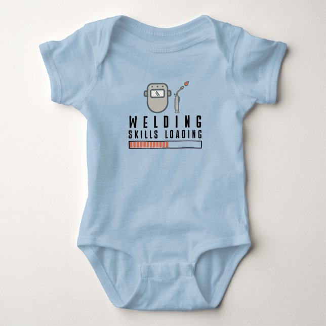 Svetsfärdigheter Laddar Rolig Svetsning  T Shirt (Framsida)