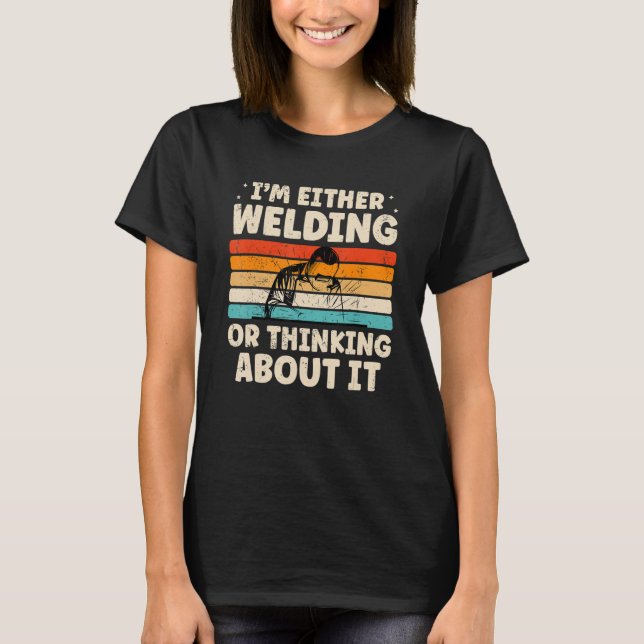 Svetsfogningsdesign för Welder Pappa Coola Welding T Shirt (Framsida)