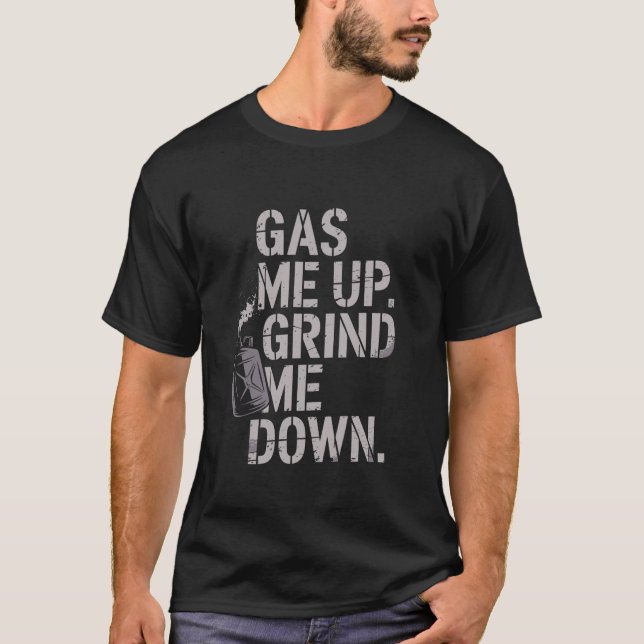 Svetslärling Blåbandsutbildning Gnistor Flyger T Shirt (Framsida)