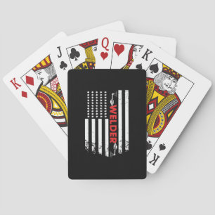 Svetsning - American Welder Flagga Casinokort