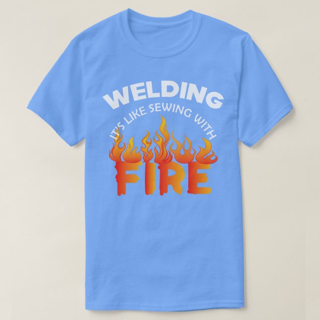 Svetsning av liknande slag med brand t shirt (Design framsida)