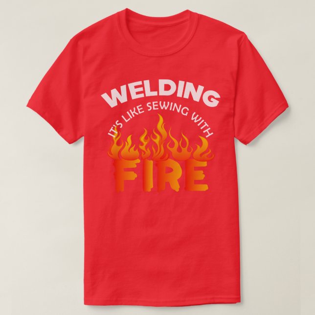 Svetsning av liknande slag med brand t shirt (Design framsida)