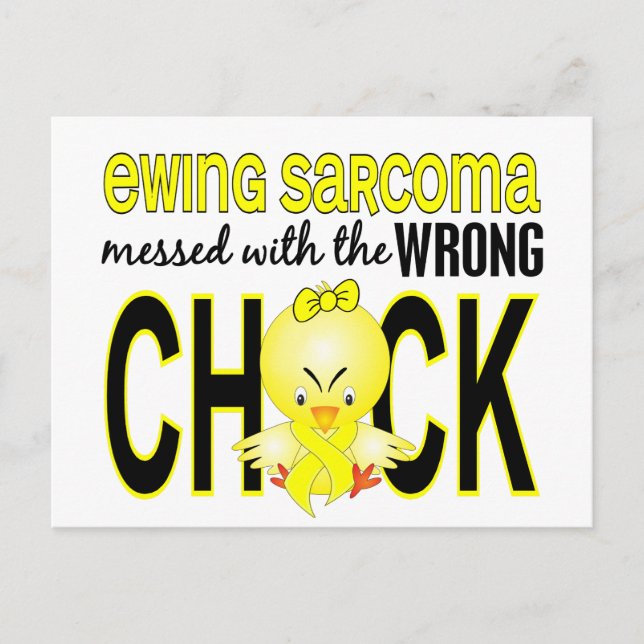 Svetsning av sarkom med felaktig Chick Vykort (Framsida)